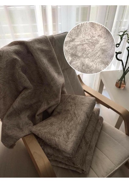 Kahverengi Damar Desenli Süngerli Koltuk Örtüsü fiyatları