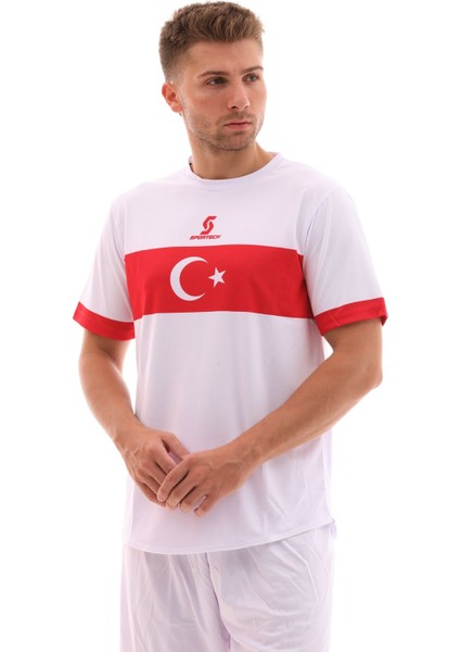 K0140 Türkiye Milli Takım Forması Beyaz (TEK KELİME ISİM VE NUMARA YAZILIR)