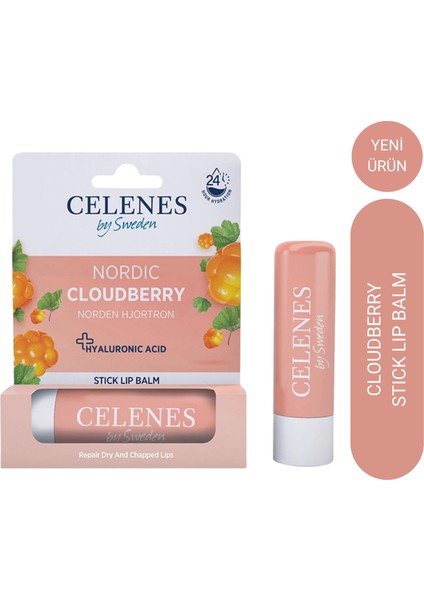 Celenes Nordic Cloudberry Stick Lip Balm 4,8 gr