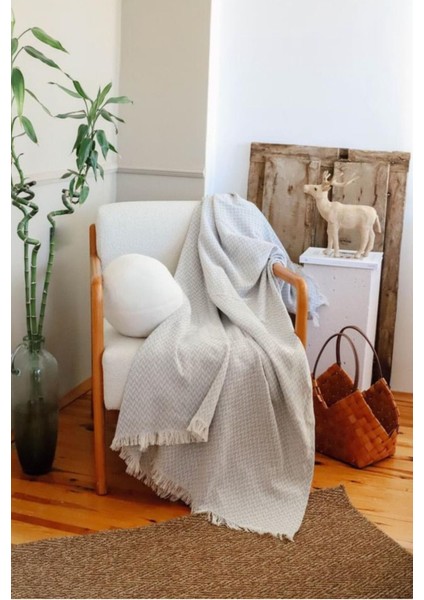 Pamuklu Koltuk Çekyat Berjer Örtüsü Şalı | Tekli Üçlü Kanepe Kılıfı | Çift Taraflı Terletmez 170X21 modelleri