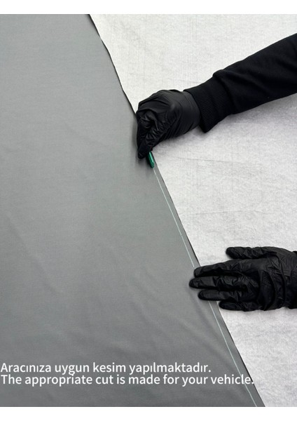 Citroen C4 (2007 - 2011) Gri Kumaş Araba Branda Logolu Kumaş Araba Brandası Penye Oto Branda modelleri