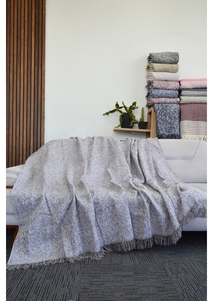 Diva Pamuklu Çekyat Örtüsü 170X220 cm Kahverengi Çift Taraflı Kullanım Koltuk Örtüsü | Koltuk Şalı fiyatları