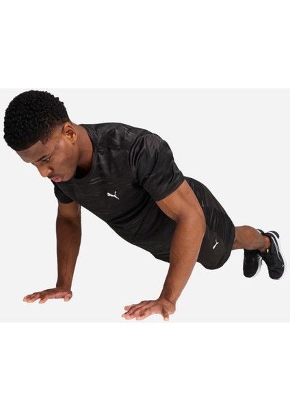 Tad Essentials Aop Tee Erkek Siyah Spor Tişört 52671801
