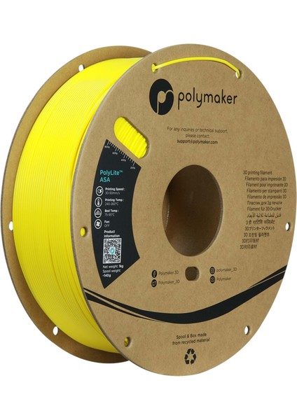 Polylite Asa Filament Sarı