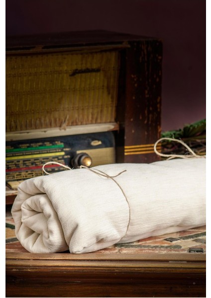 Tek Kişilik Koltuk Örtüsü Berjer Örtüsü Koltuk Şalı 2 Adet 110X175 CM Ekru modelleri