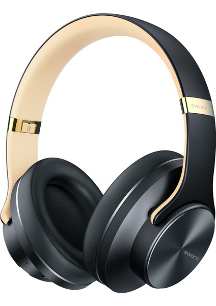 Bluetooth 5.3 Kulak Üstü Kulaklık, Hoparlör Modu, Ekstra Bass, 25 Saat Pil Ömrü, Koruma Kılıfı SW-9001