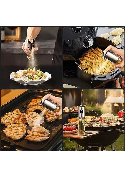 Sprey Yağdanlık, Airfryer Için Yağdanlık Püskürtmeli Sprey Cam Şişe Yağ Püskürtücü 100 ml fiyatları