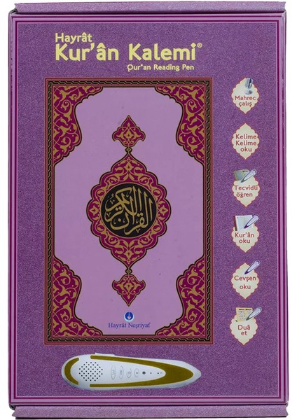 Hayrat Kalem Kuran Kuran Okuyan Kalem Büyük Cami Boy Lila modelleri