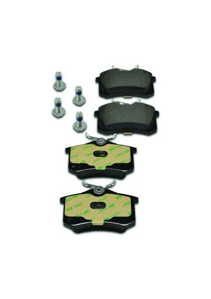 Arka Fren Balatası-Kablosuz XX17MMXX (Renault Megane Iı / Peugeot 307 Cıtroen C3 / C4 - Vw Caddy 04-15 Golf 84-16 Passat 97-05