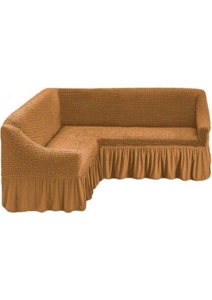 Bürümcük L Köşe Koltuk Örtüsü, Lastıkli, Standart