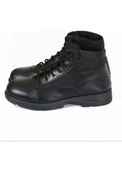 Yeni Yasa Güvenlik Botu Km Siyah Deri Yüksek Bilek Destekli Hafif Tabanlı Dayanıklı Erkek Bot