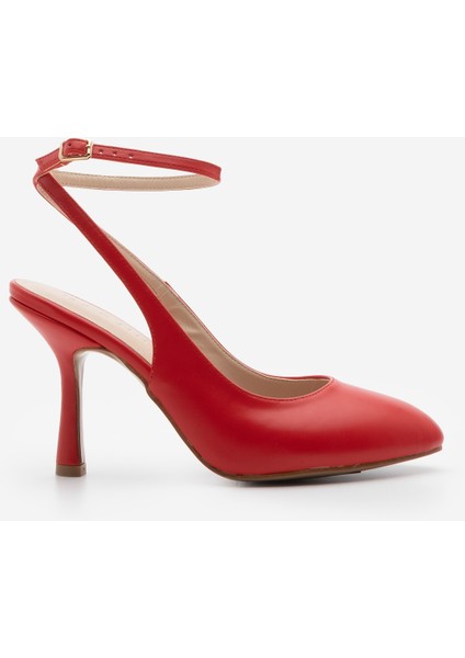Kadın Stiletto Oval Burun Bilekten Bağlamalı Topuklu Ayakkabı Tirada modelleri
