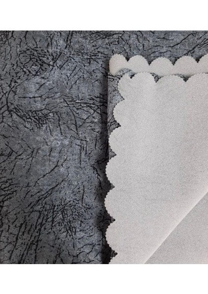 Koltuk Çekyat Örtüsü Antrasit Damar Desenli Parlak Kaymaz Taban Süngerli Üst Kumaş Kadife 1 Adet modelleri