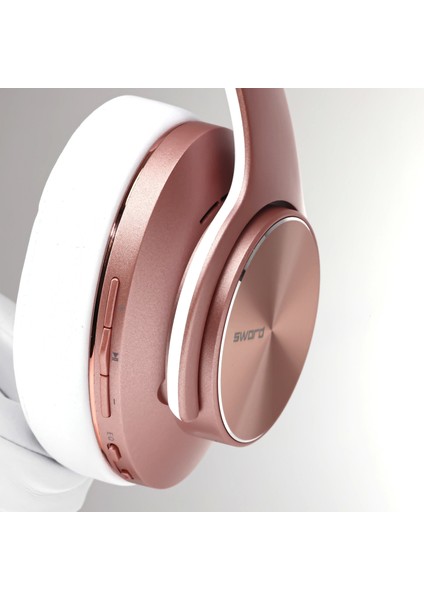 Bluetooth 5.3 Kulak Üstü Kulaklık, Hoparlör Modu, Ekstra Bass, 25 Saat Pil Ömrü, Koruma Kılıfı SW-9001