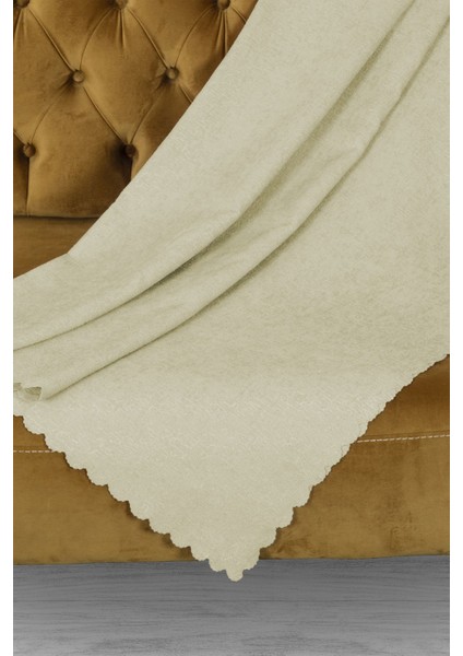 Jakar Şönil Kaymaz Koltuk Örtüsü Şalı Standart En 175CM x Boy 300CM Kollarıda Kapatır Krem fiyatları