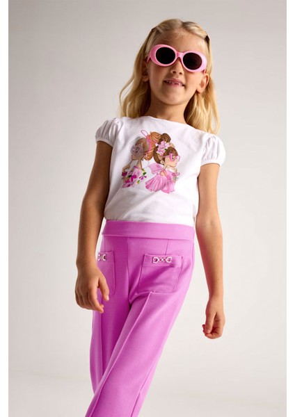 Yüksek Bel Geniş Paça Cepli Rahat Esnek Günlük ve Özel Gün Bayramlık Kız Çocuk Pantolon fiyatları