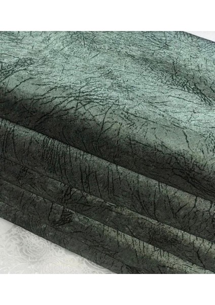 Koltuk Çekyat Örtüsü Yeşil Damar Desenli Parlak Kaymaz Taban Süngerli Üst Kumaş Kadife 1ADET fiyatları