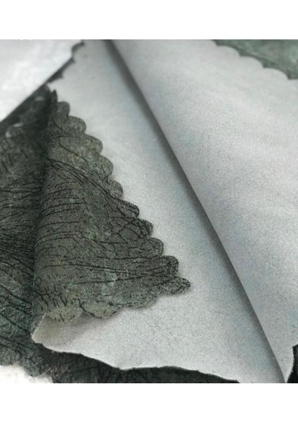 Koltuk Çekyat Örtüsü Yeşil Damar Desenli Parlak Kaymaz Taban Süngerli Üst Kumaş Kadife 1ADET modelleri