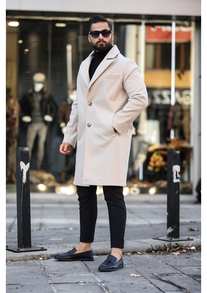 Erkek Kışlık Uzun Kaşe Kaban modelleri