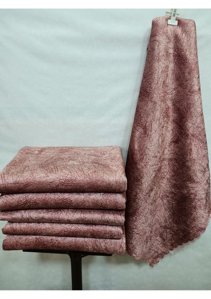 Süngerli Damar Desenli Parlak ve Kaymaz Koltuk & Çekyat Örtüsü Pudra