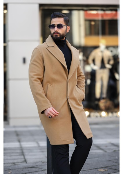 Erkek Kışlık Uzun Kaşe Kaban fiyatları