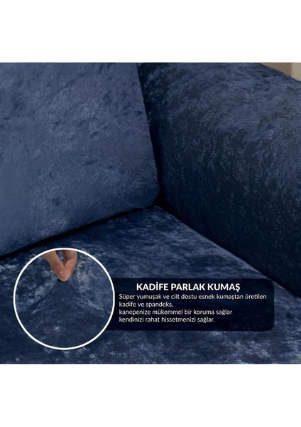 Parlak Kadife Streç Lastikli 3 3 1 1 Koltuk Örtüsü Takımı Kanepe Çekyat Örtüsü Koltuk Kılıfı fırsatları