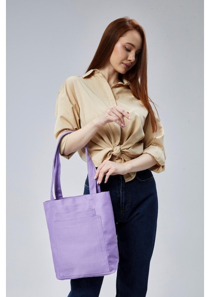 2 Cepli Lila Gabardin Çanta indirimleri