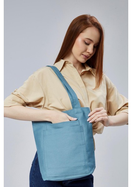 2 Cepli Petrol Mavisi Gabardin Çanta fiyatları