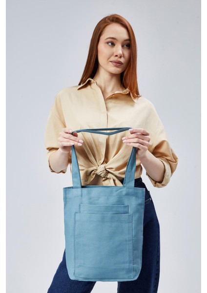 2 Cepli Petrol Mavisi Gabardin Çanta indirimleri