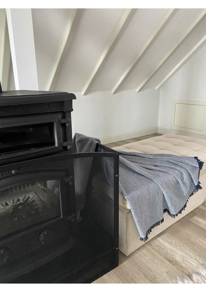 Lüks Pamuklu 260X150 cm Lacivert Koltuk Örtüsü Koltuk Şalı Çift Taraflı Kaymaz fiyatları