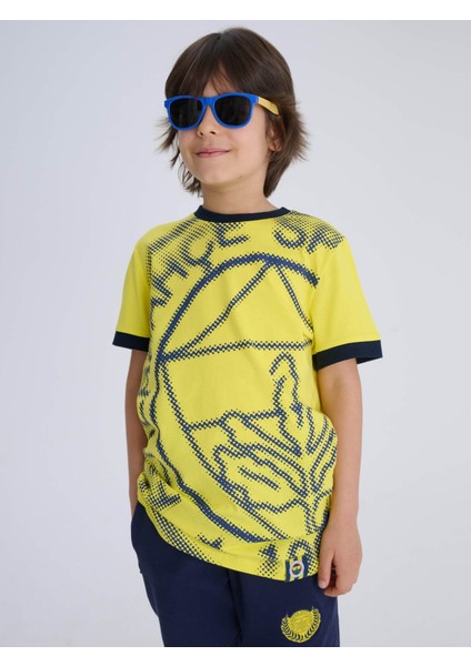 Çocuk Trıbun Halftone Logolu Tshırt modelleri