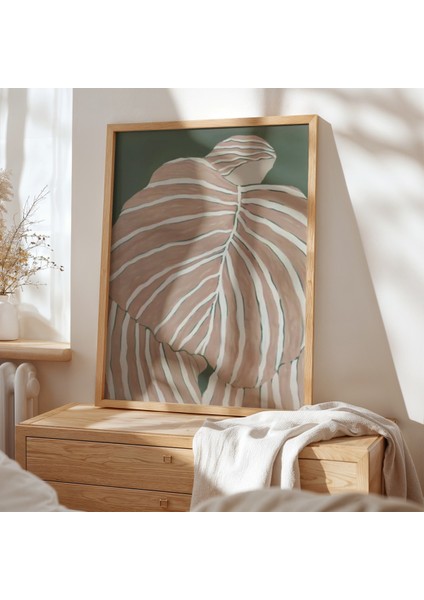 Şık Dekor Doğal Ahşap Çerçeveli Duvar Tablosu modelleri