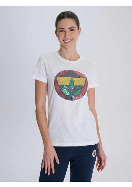 Kadın Trıbun 6 Renk Logolu Tshırt