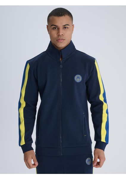 Erkek Trıbun Tek Renk Logolu Sweat