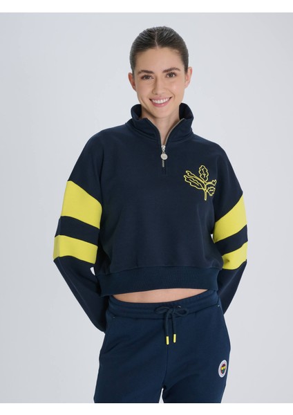 Kadın Trıbun Palamut Logolu Sweat