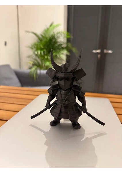 Mini Samuray Dekor Biblo Figür