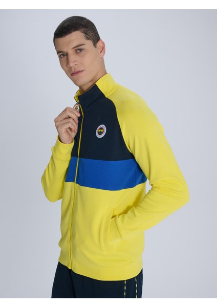 Erkek Trıbun Renk Bloklu Sweat