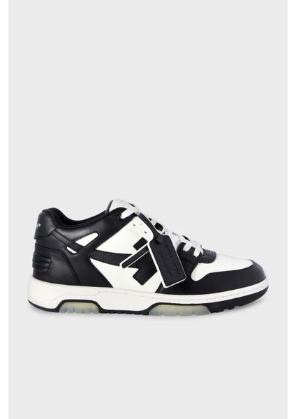 Deri Ok Tasarımlı Sneaker Ayakkabı Erkek Ayakkabı OMIA189C99LEA007 0110