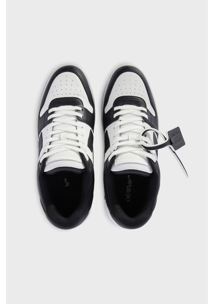 Deri Ok Tasarımlı Sneaker Ayakkabı Erkek Ayakkabı OMIA189C99LEA007 0110