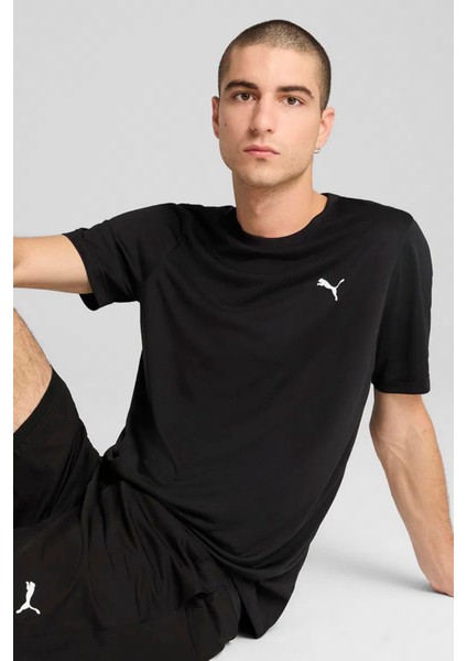 Ess Small Logo Poly Tee Siyah Spor Tişört 68254201