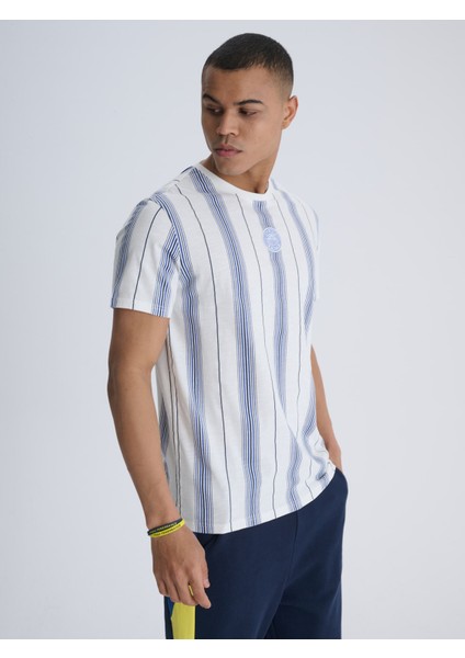 Erkek Trıbun Lacivert Çizgili Tshırt fiyatları