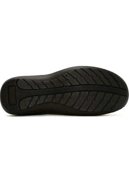 Erkek Siyah Nubuk Deri Sandalet 25SFD7114V3 fırsatları