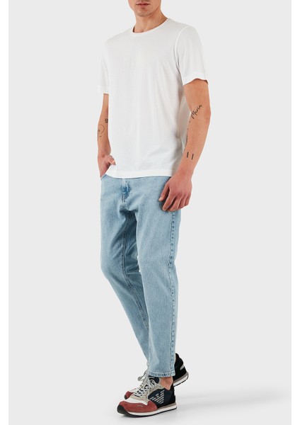 Pamuk Regular Fit Bisklet Yaka Baskılı T Shirt Erkek T Shirt 50531587 100 modelleri