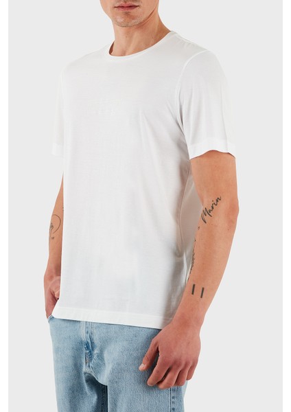 Pamuk Regular Fit Bisklet Yaka Baskılı T Shirt Erkek T Shirt 50531587 100 indirimleri