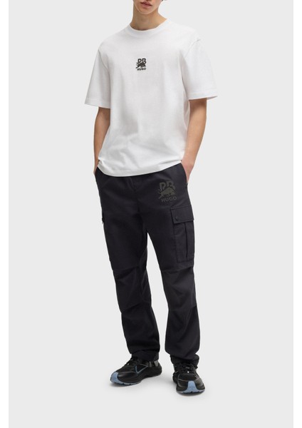 Pamuk Relaxed Fit Bisiklet Yaka Logolu T Shirt Erkek T Shirt 50542766 100