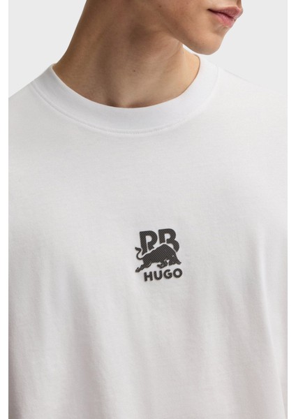 Pamuk Relaxed Fit Bisiklet Yaka Logolu T Shirt Erkek T Shirt 50542766 100