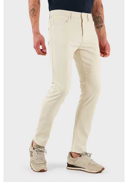 Pamuklu Slim Fit Normal Bel Dar Paça Pantolon Erkek Pantolon 50534905 131