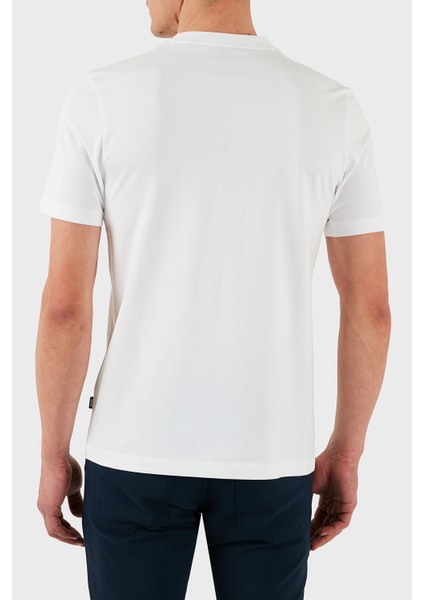 Pamuk Regular Fit Bisiklet Yaka Logolu T Shirt Erkek T Shirt 50531309 102 fiyatları