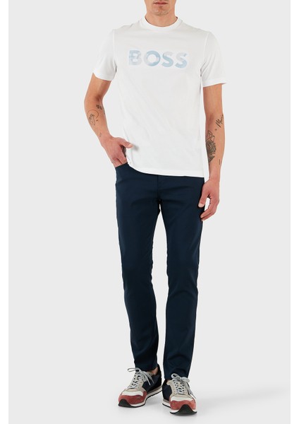 Pamuk Regular Fit Bisiklet Yaka Logolu T Shirt Erkek T Shirt 50531309 102 modelleri