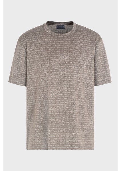 Jakarlı Logo Baskılı Regular Fit Bisiklet Yaka T Shirt Erkek T Shirt EM000787 AF12916 F6052 indirimleri